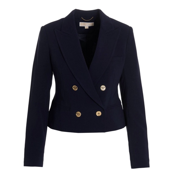 MICHAEL Michael Kors Jackets & Blazers - Michael Michael Kors Double-Breasted Cropped Blazer